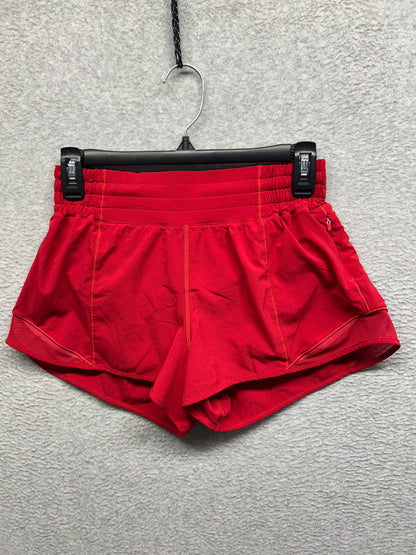 Lululemon Hotty Hot High-Rise Short 2.5" Size 6 Dark Red