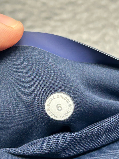 Lululemon Base Pace High-Rise Short 8" Size 6 True Navy