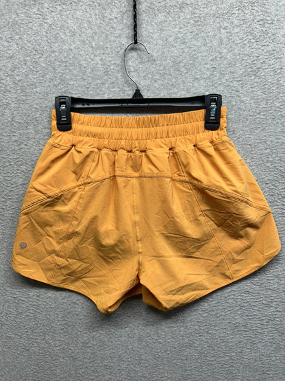 Lululemon Track That Short 5" Size 6 Monarch Orange