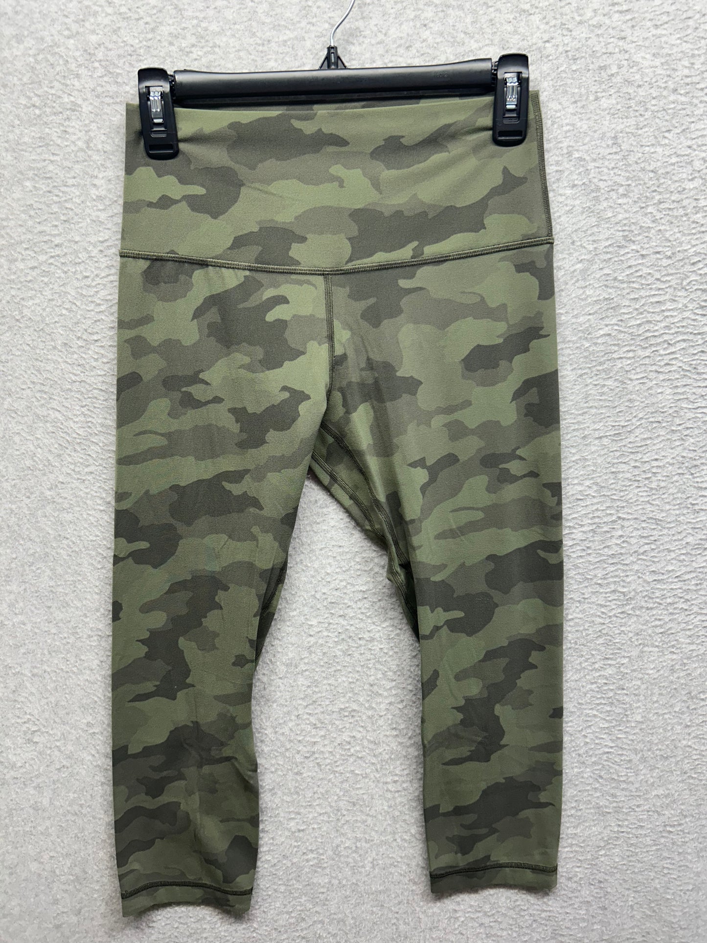 Lululemon Align Crop 21" Size 8 Heritage 365 Camo Green Twill Multi