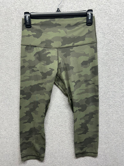 Lululemon Align Crop 21" Size 8 Heritage 365 Camo Green Twill Multi