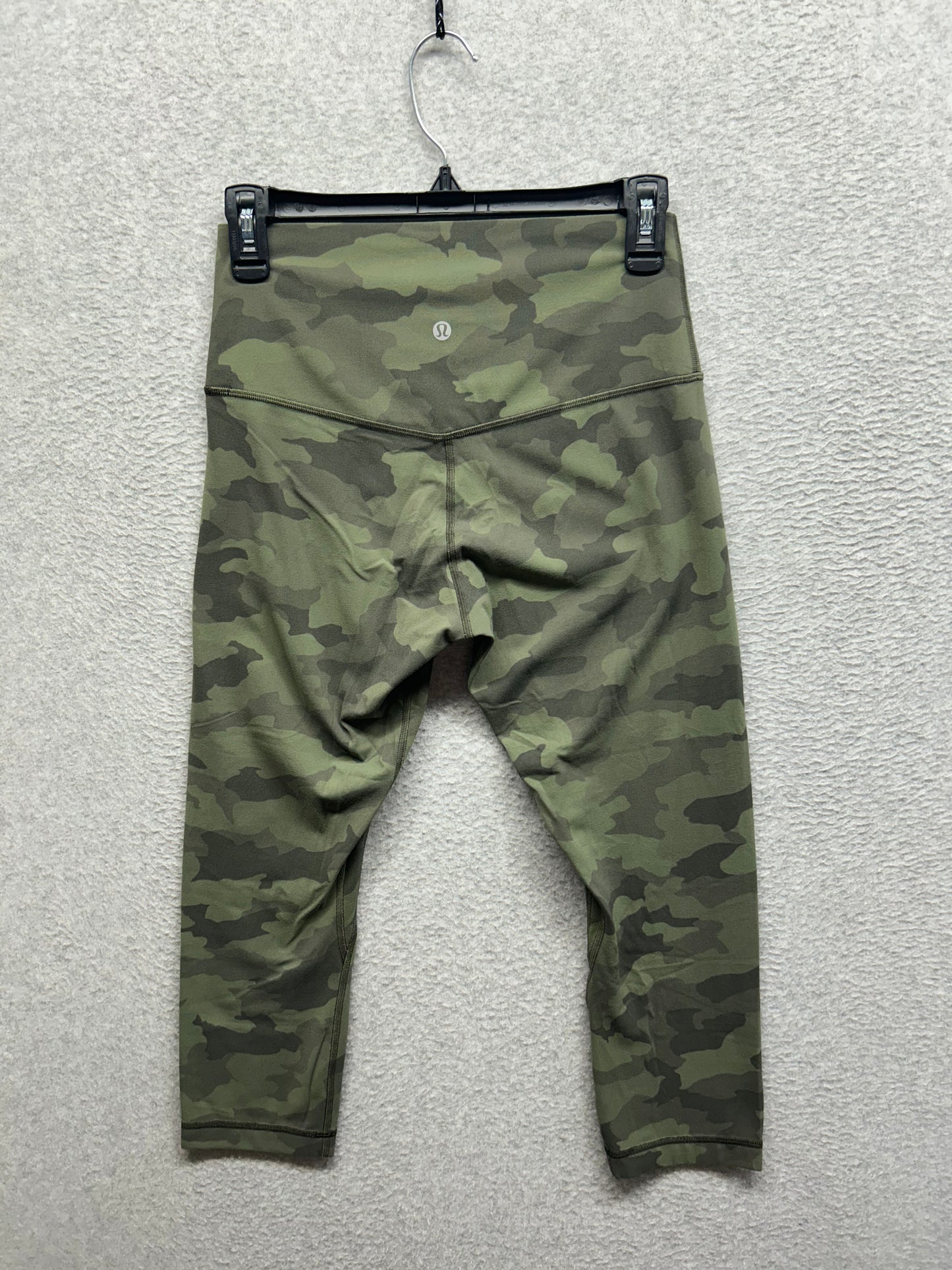 Lululemon Align Crop 21" Size 8 Heritage 365 Camo Green Twill Multi