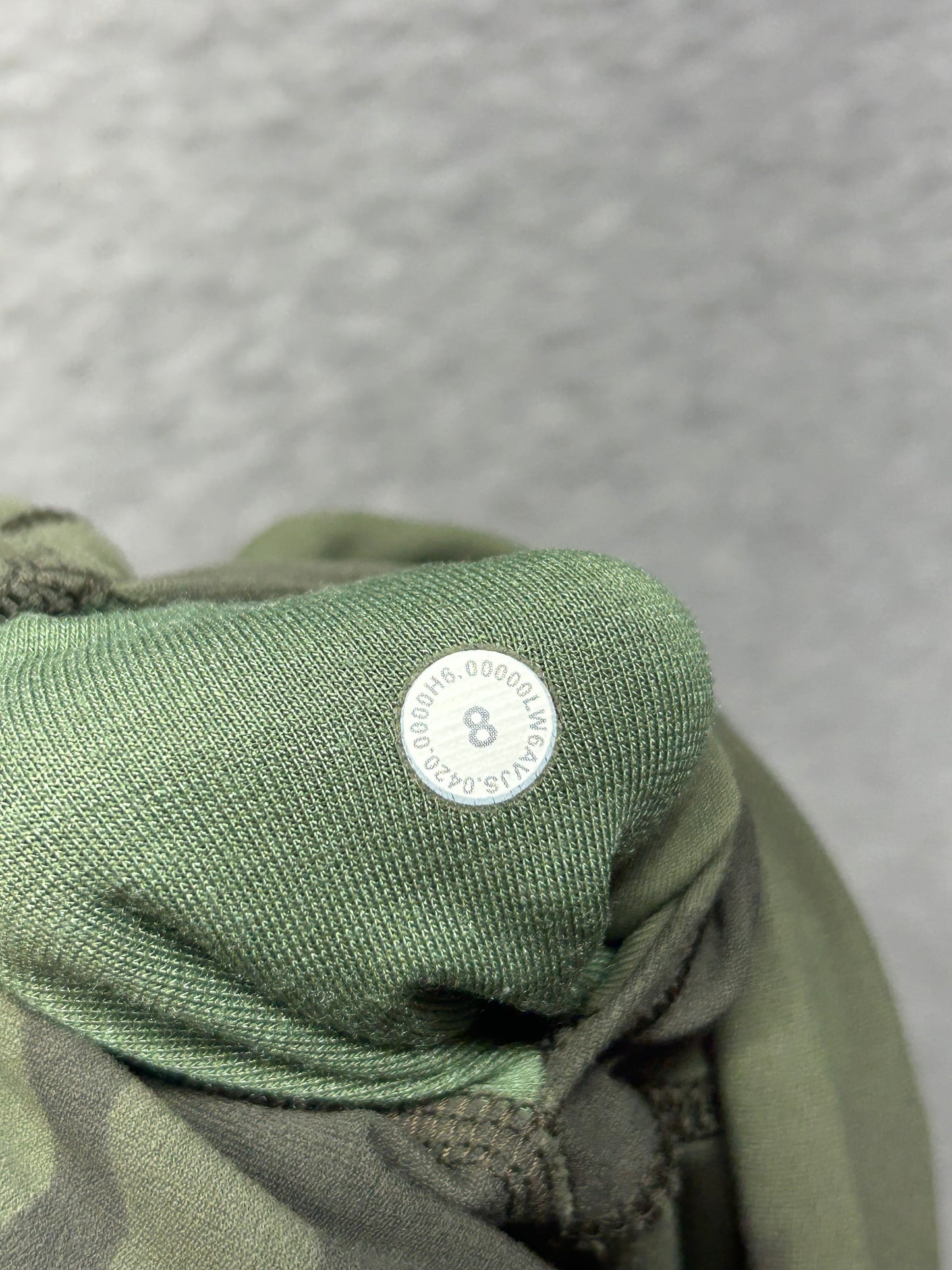 Lululemon Align Crop 21" Size 8 Heritage 365 Camo Green Twill Multi