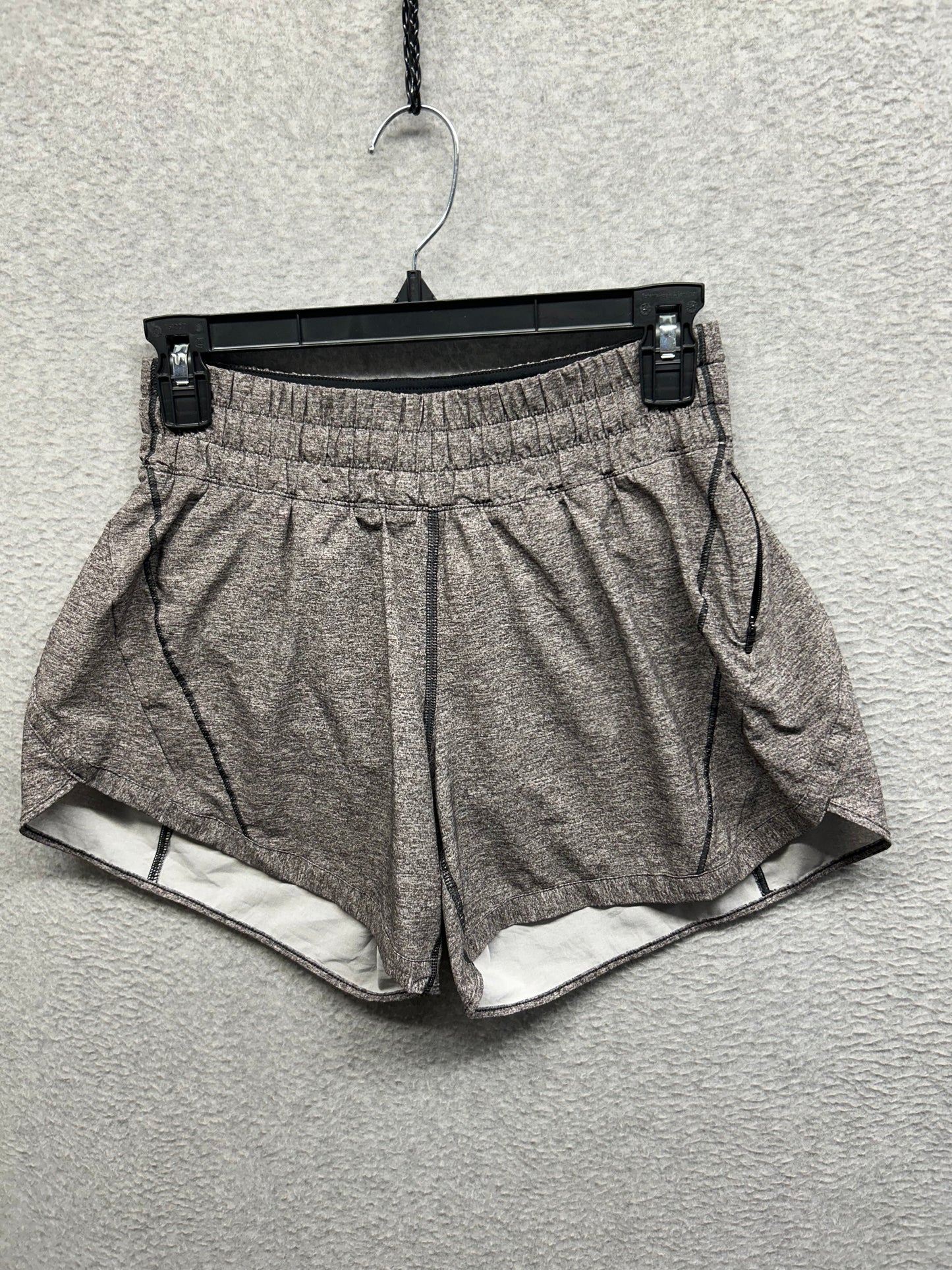 Lululemon Track That Short 5" Size 6 Heather Lux Multi Black