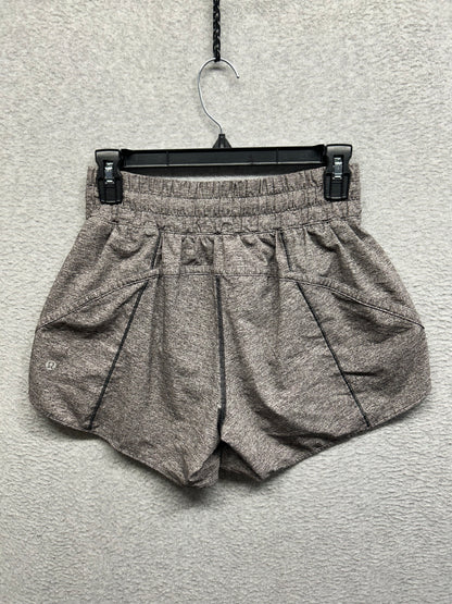 Lululemon Track That Short 5" Size 6 Heather Lux Multi Black