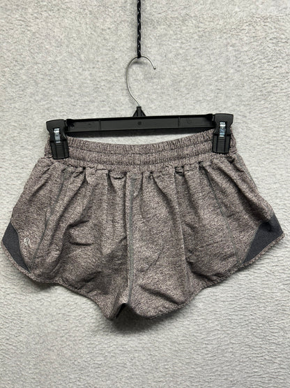 Lululemon Hotty Hot Short II 2.5" Size 6 Heather Lux Multi Black