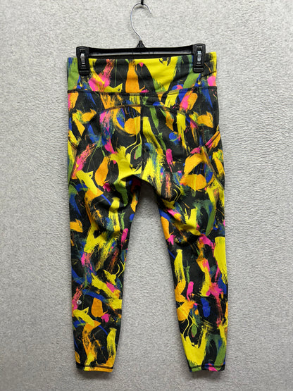 Lululemon Invigorate High-Rise Tight 25" Size 8 Undertone Black Multi