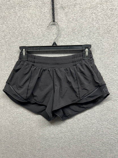 Lululemon Hotty Hot Short II 2.5" Size 6 Black