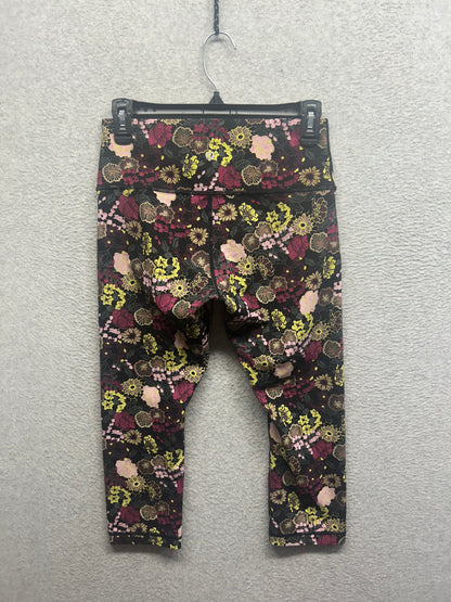Lululemon Wunder Under Crop Hi-Rise 21" Size 8 Fluorolace Multi