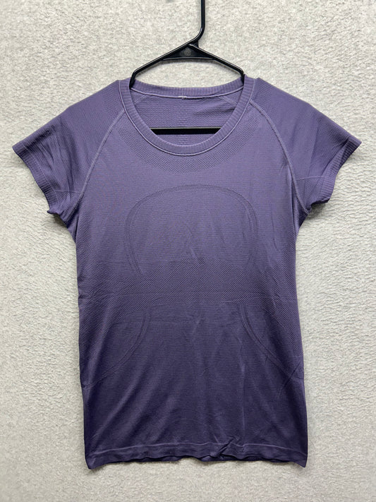 Lululemon Run: Swiftly Tech Short Sleeve Size 10 Purple Swan
