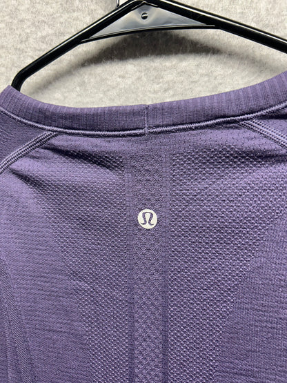 Lululemon Run: Swiftly Tech Short Sleeve Size 10 Purple Swan