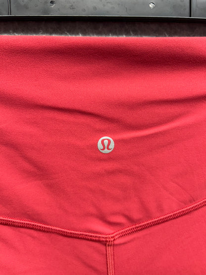 Lululemon Align High-Rise Short 8" Size 6 Persian Red