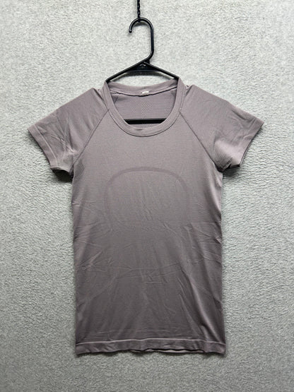 Lululemon Swiftly Tech Short Sleeve Size 6 Purple Plum Gray