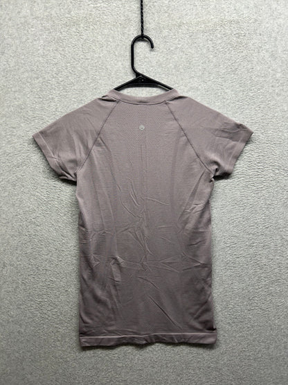 Lululemon Swiftly Tech Short Sleeve Size 6 Purple Plum Gray