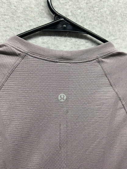 Lululemon Swiftly Tech Short Sleeve Size 6 Purple Plum Gray