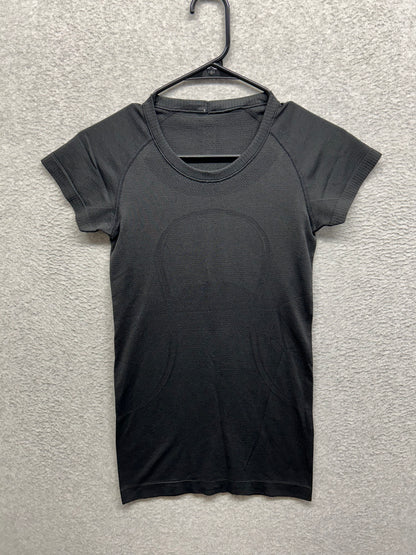 Lululemon Swiftly Tech Short Sleeve Crew Size 4 Black