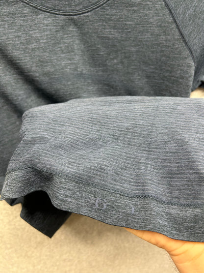 Lululemon Swiftly Tech Short Sleeve Crew Size 6 Heathered Capri Blue