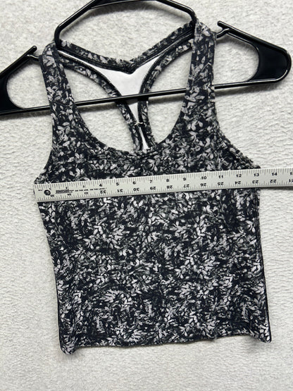 Lululemon Cool Racerback Tank Top Shorter Length Size 6 Blossom Overlay Starlight Multi