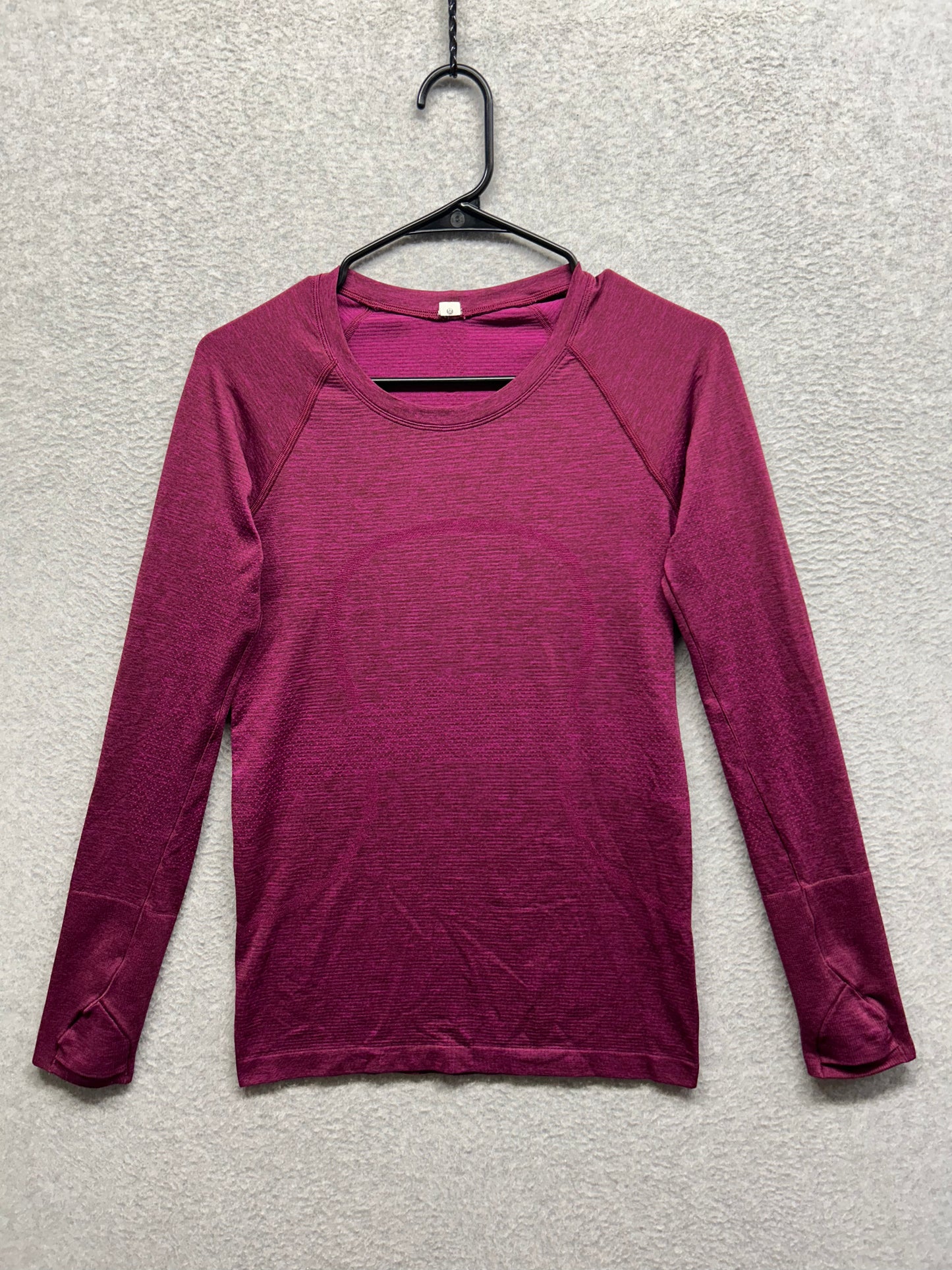 Lululemon Swiftly Tech Long Sleeve Crew Size 6 Heathered Dashing Purple