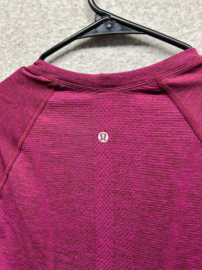 Lululemon Swiftly Tech Long Sleeve Crew Size 6 Heathered Dashing Purple