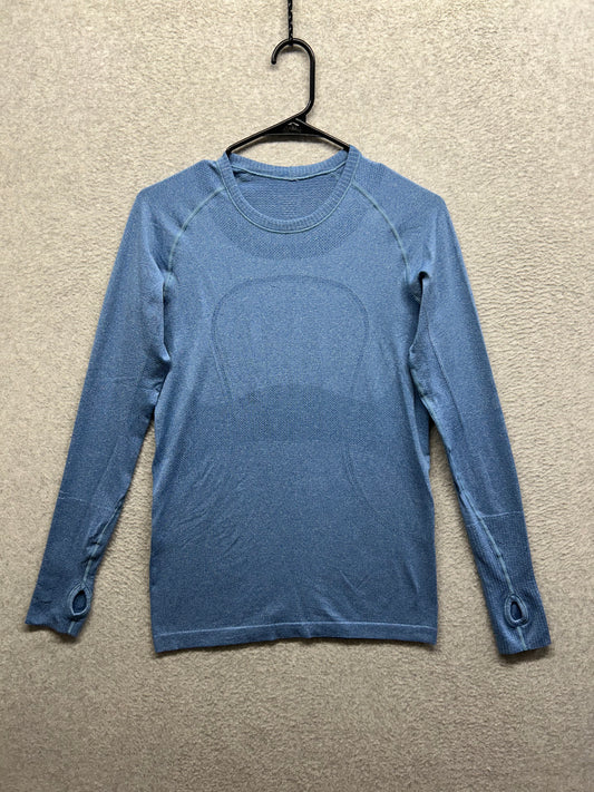Lululemon Run: Swiftly Tech Long Sleeve Size 8 Limitless Blue