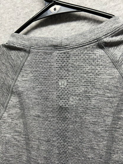 Lululemon Swiftly Tech Long Sleeve Crew Size 4 Heathered Slate