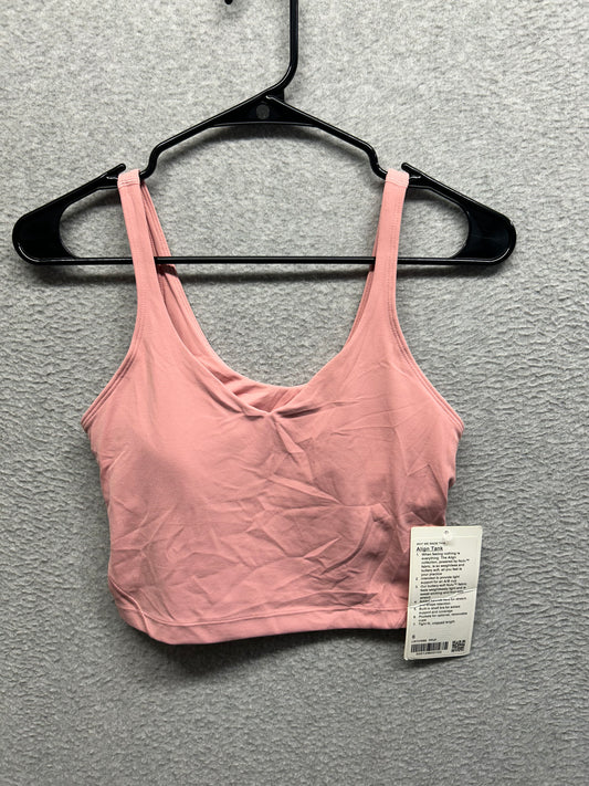 Lululemon Align Tank Size 6 Pink Puff