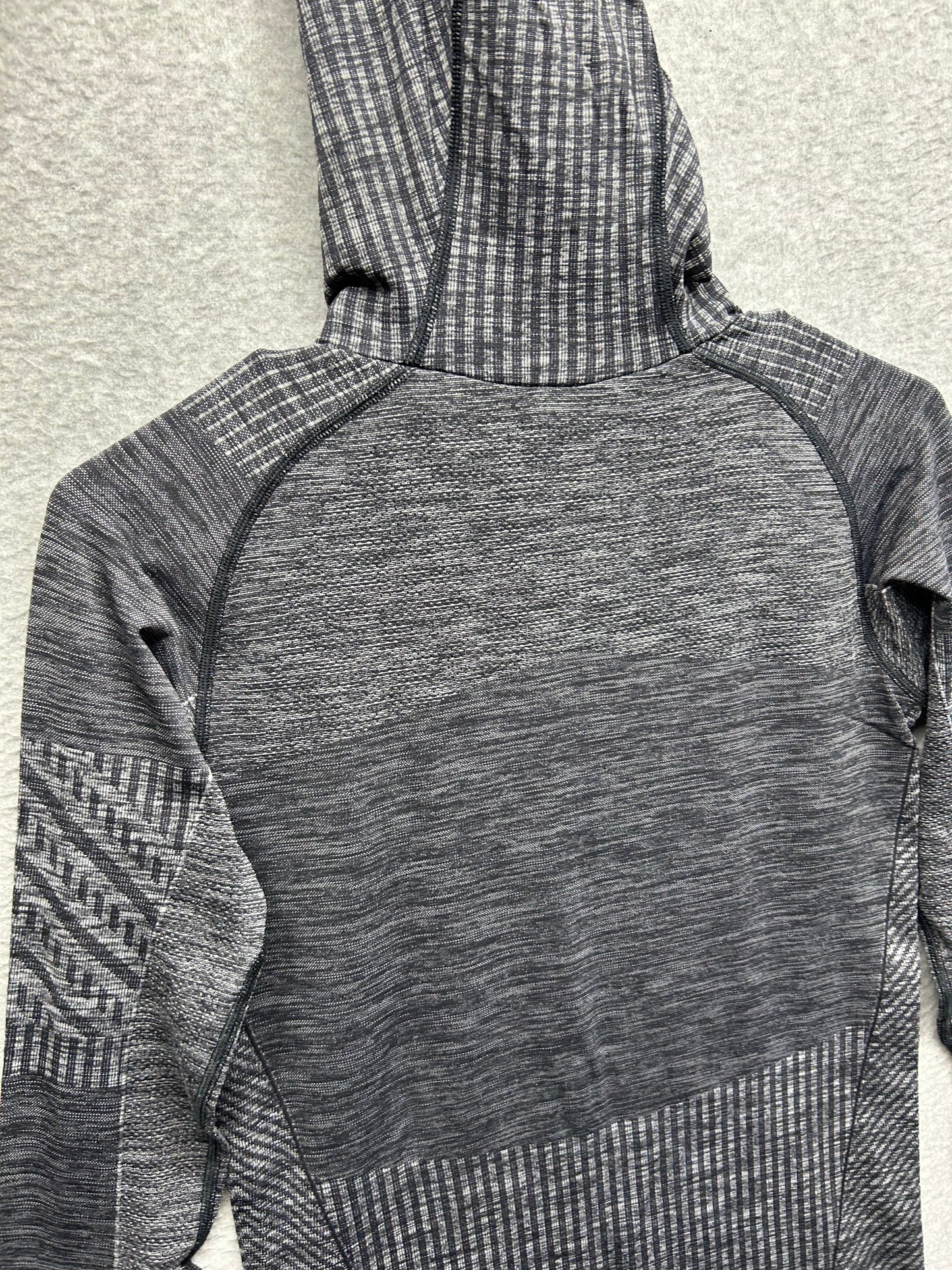 Lululemon Rest Less Hoodie Size 6 Heathered Black