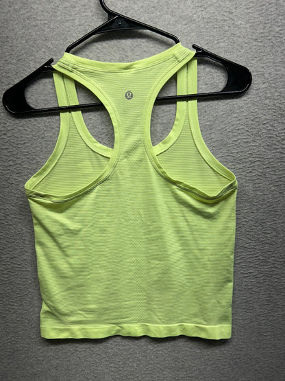 Lululemon Swiftly Tech Racerback Tank Top 2.0 Size 4 Electric Lemon