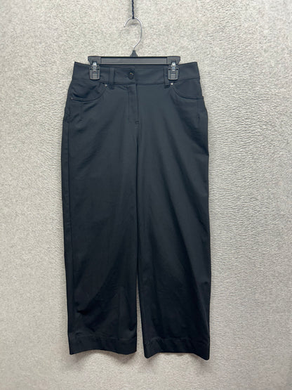 Lululemon City Sleek 5 Pocket Wide-Leg High Rise Pant Size 25x24.5 Black