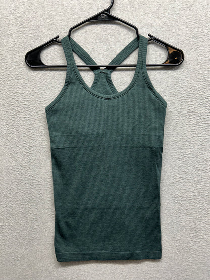 Lululemon Ebb to Street Tank Top Size 4 Smoked Spruce