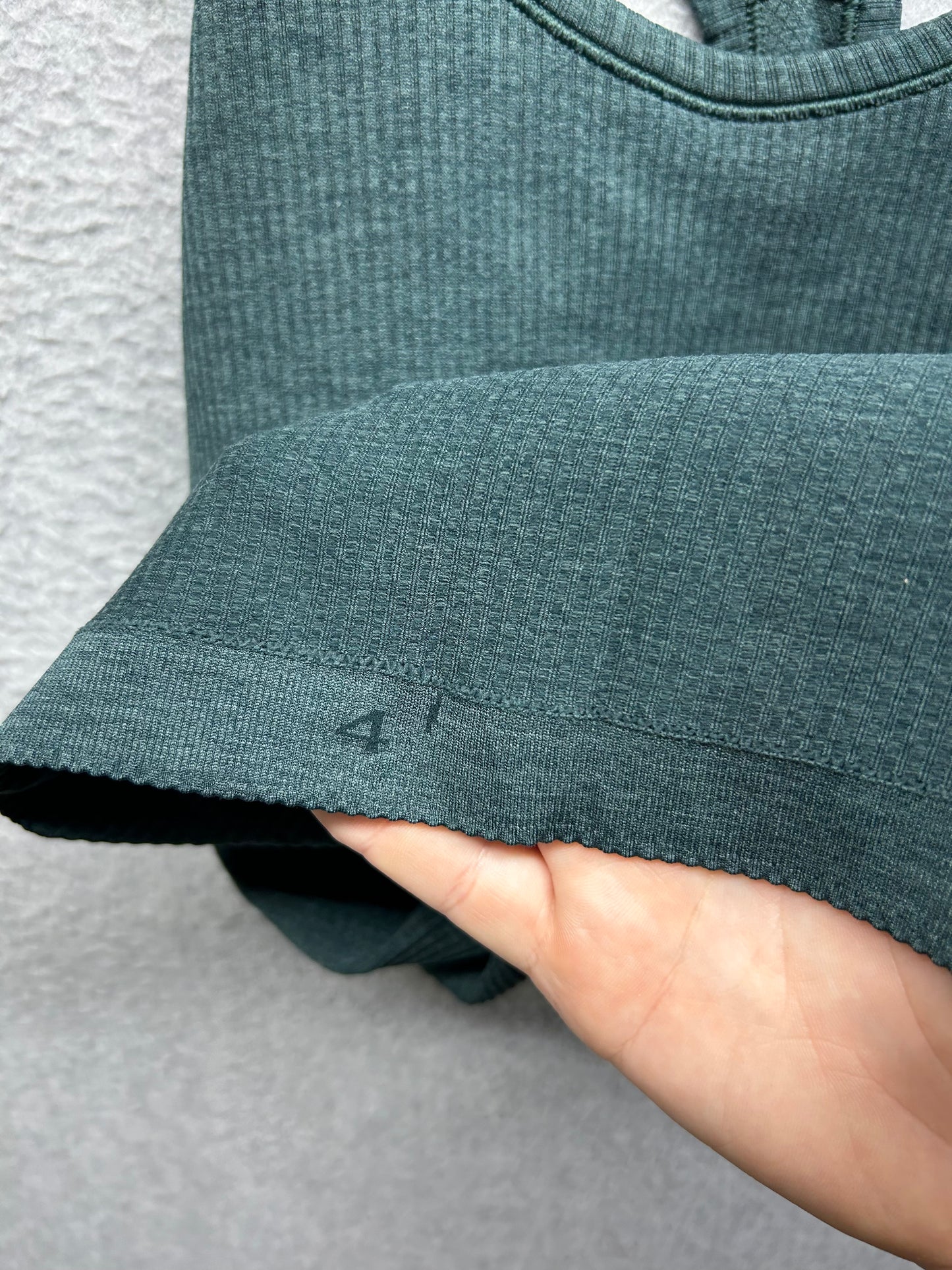 Lululemon Ebb to Street Tank Top Size 4 Smoked Spruce