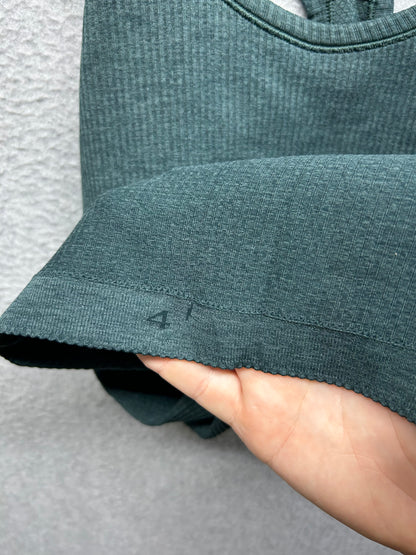 Lululemon Ebb to Street Tank Top Size 4 Smoked Spruce