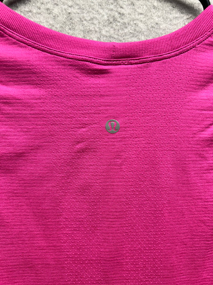 Lululemon Swiftly Breathe Muscle Tank Top Size 6 Pink Lychee