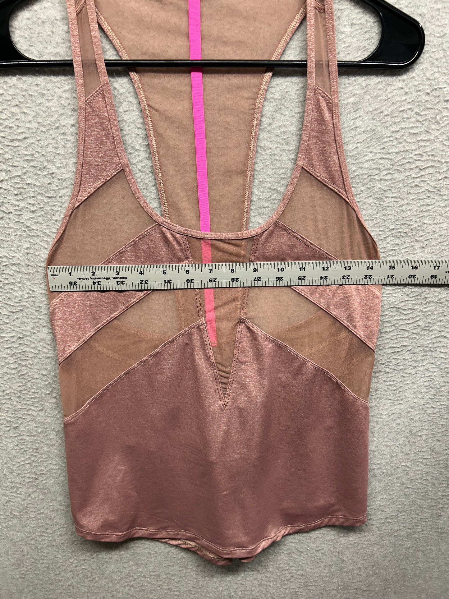 Lululemon If You're Lucky Tank Size 6 Heathered Bark Berry