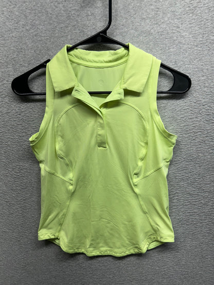 Lululemon Quick-Drying Sleeveless Polo Shirt Size 6 Faded Zap