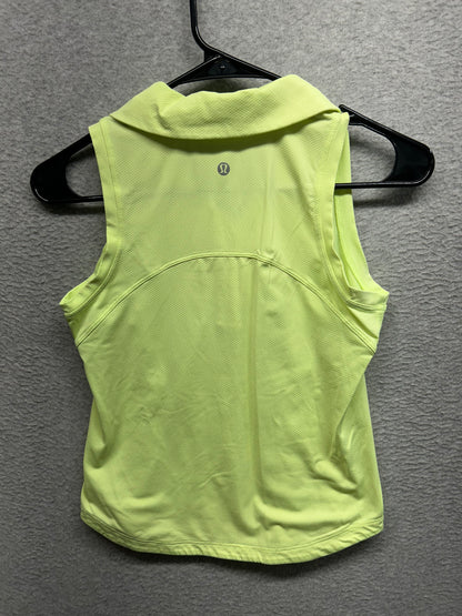 Lululemon Quick-Drying Sleeveless Polo Shirt Size 6 Faded Zap