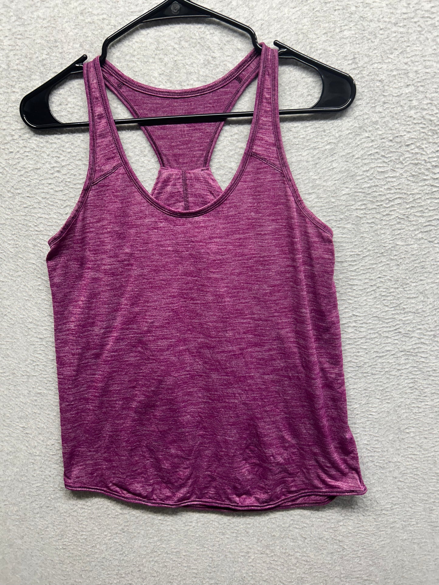 Lululemon Essential Tank Size 8 Heathered Chilled Grape