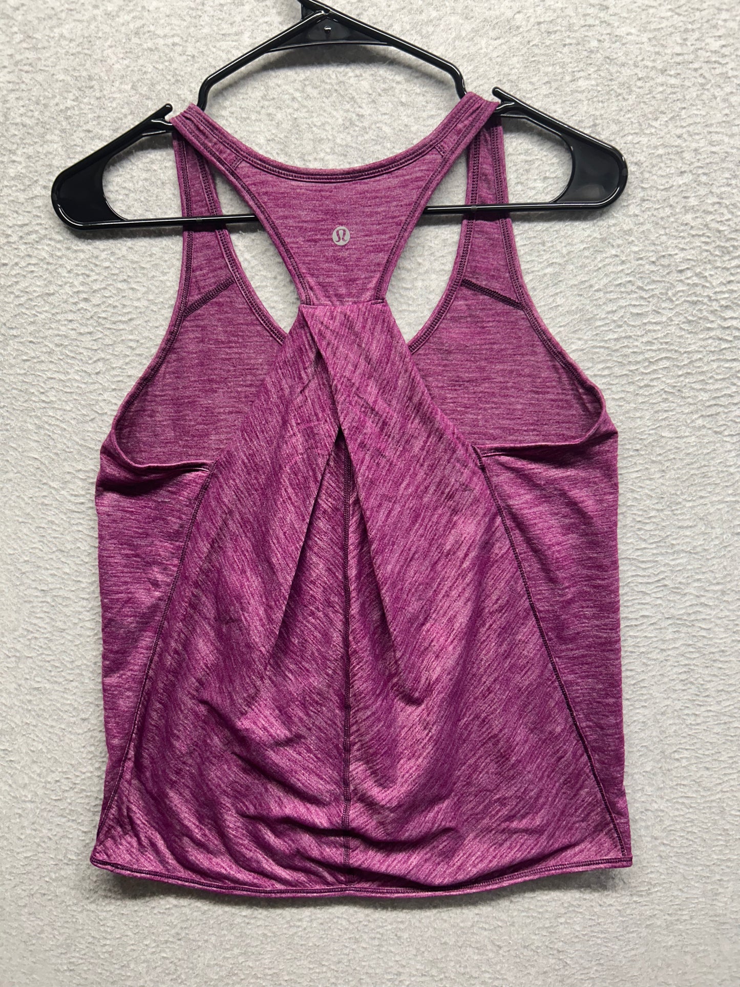Lululemon Essential Tank Size 8 Heathered Chilled Grape