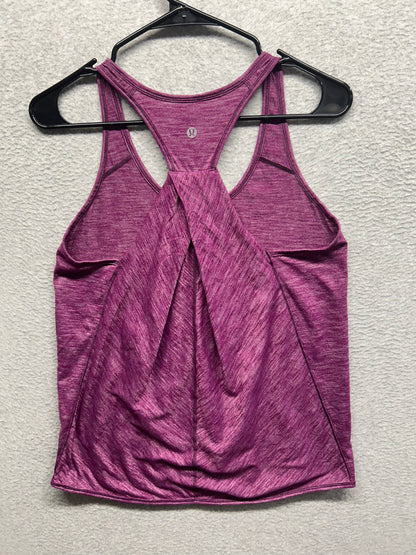 Lululemon Essential Tank Size 8 Heathered Chilled Grape