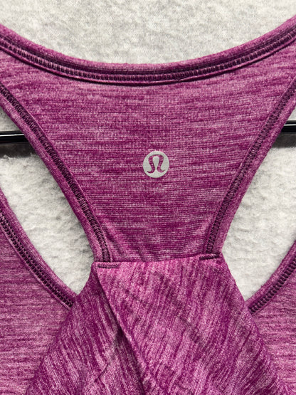 Lululemon Essential Tank Size 8 Heathered Chilled Grape