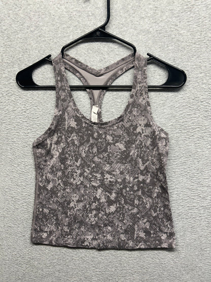 Lululemon Cool Racerback Tank Top Shorter Length Size 8 Hideaway Camo Starlight Multi