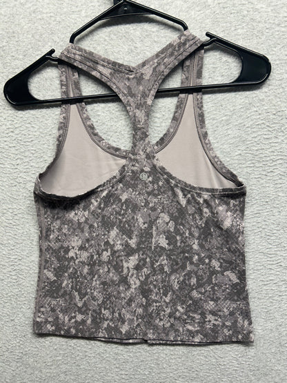 Lululemon Cool Racerback Tank Top Shorter Length Size 8 Hideaway Camo Starlight Multi