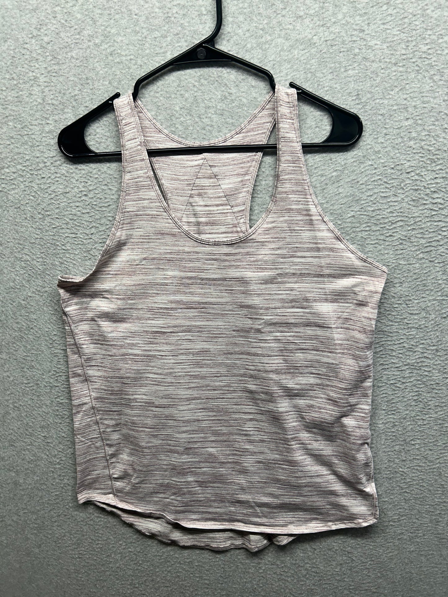 Lululemon Essential Tank Size 8 Heathered Dark Chrome