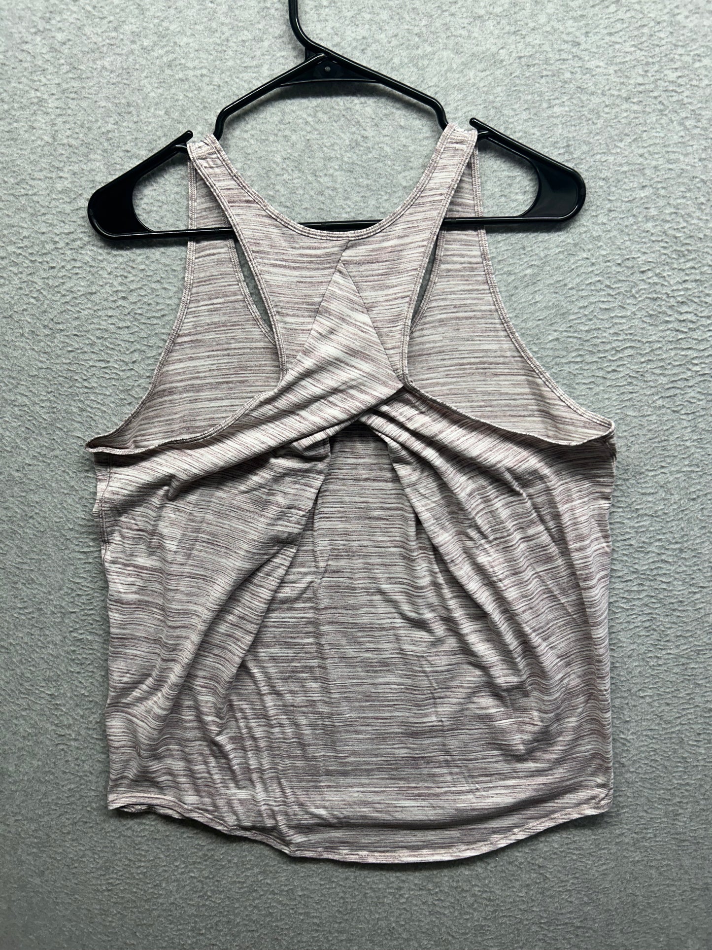 Lululemon Essential Tank Size 8 Heathered Dark Chrome