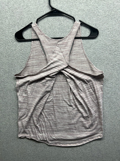 Lululemon Essential Tank Size 8 Heathered Dark Chrome