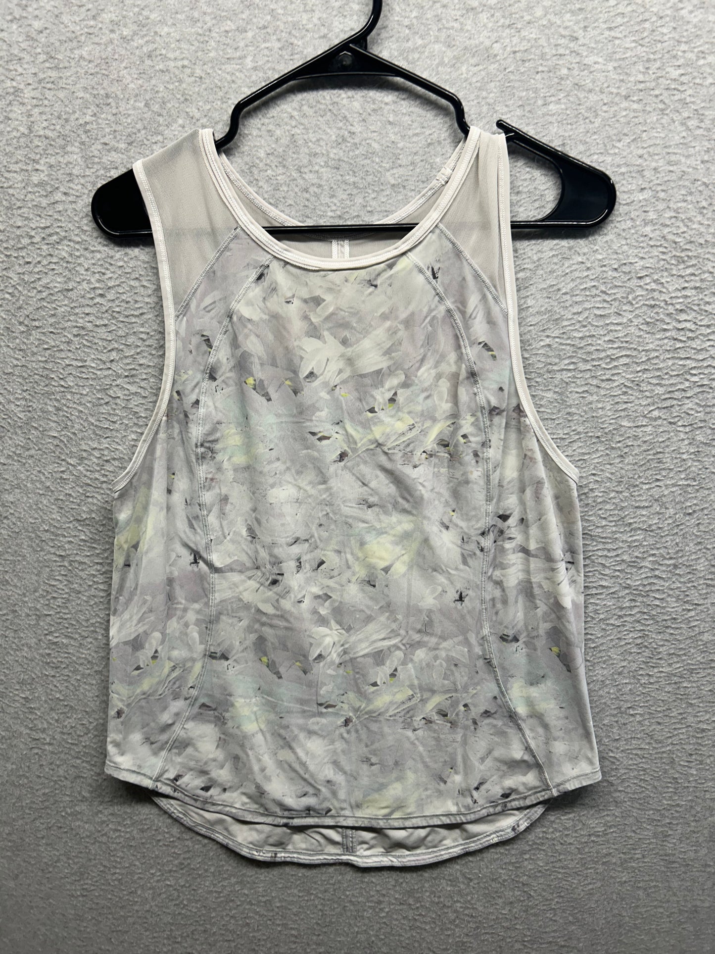 Lululemon Sculpt Tank Size 8 Mini Blushed Illusion White Multi