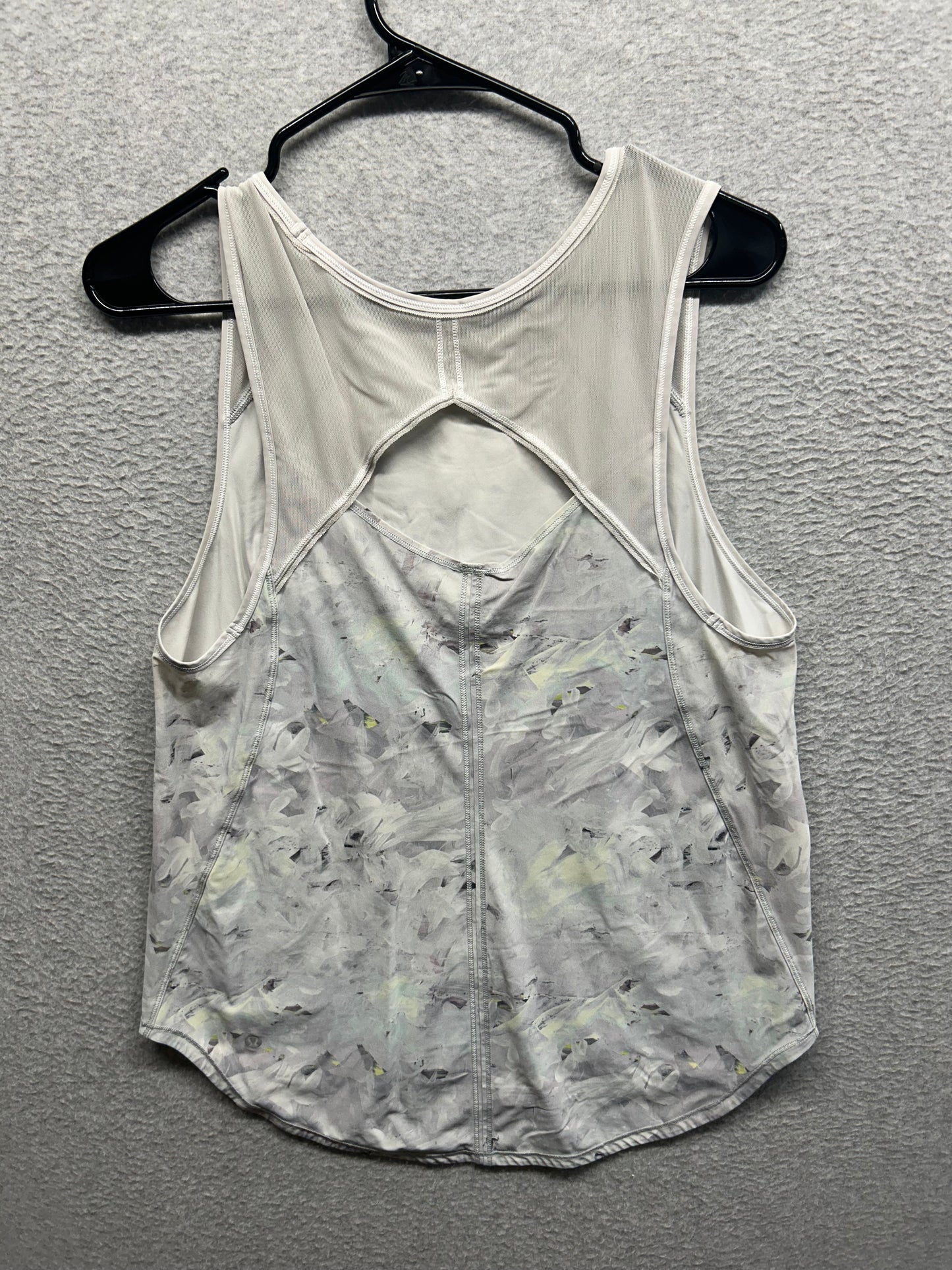 Lululemon Sculpt Tank Size 8 Mini Blushed Illusion White Multi
