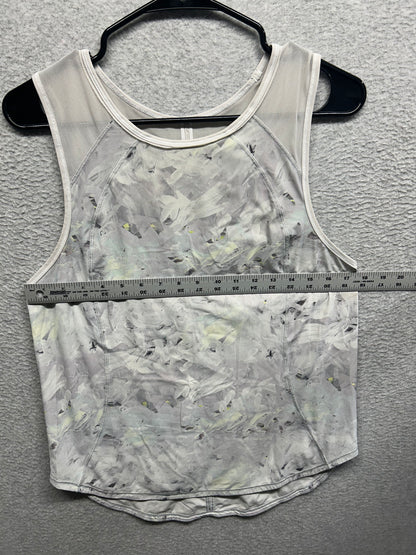 Lululemon Sculpt Tank Size 8 Mini Blushed Illusion White Multi