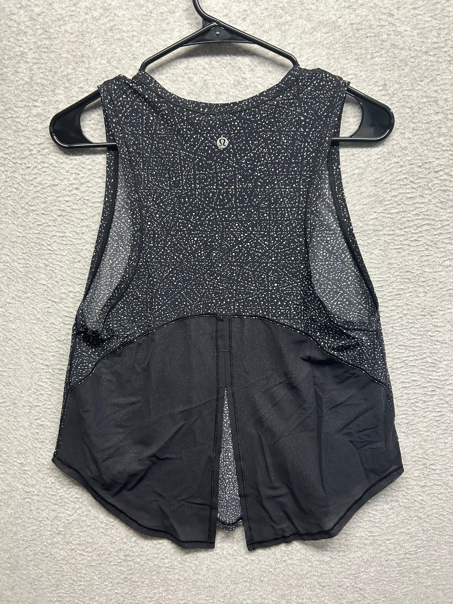 Lululemon Sculpt Tank Tie Back Size 8 Polar Shift Alpine White Black